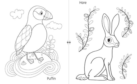 My First Colouring Book: Scottish Animals