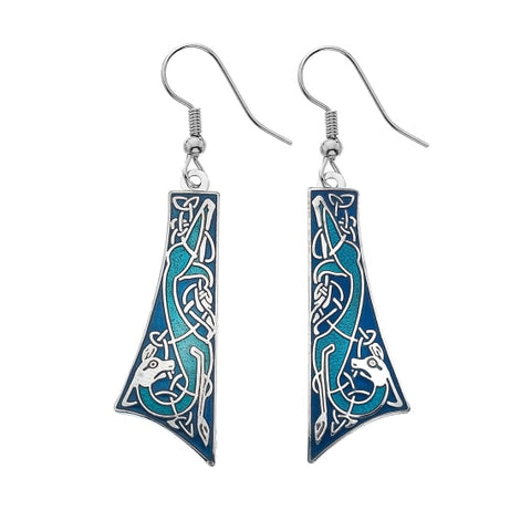 Celtic Dog Earrings