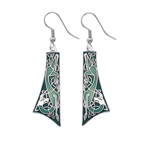 Celtic Dog Earrings