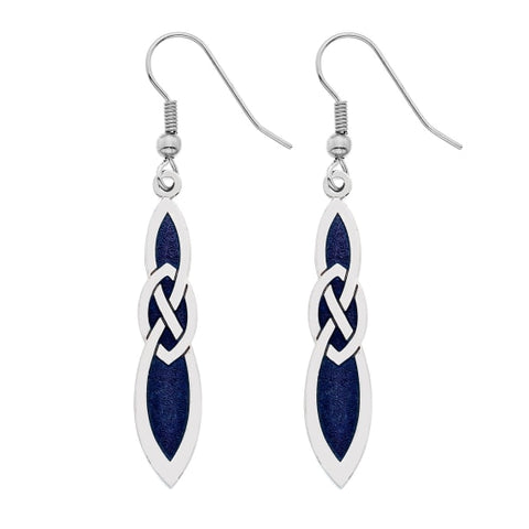 Long Celtic Knot Earrings