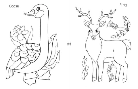 My First Colouring Book: Scottish Animals