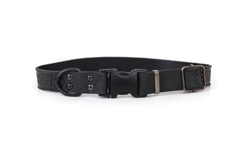 Leather Celtic Dog Collar