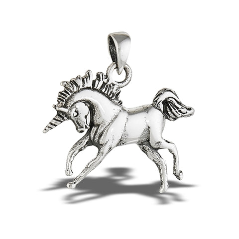 Unicorn Sterling Silver Pendant