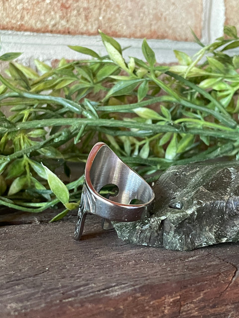 Warrior Helmet Stainless Steel Ring