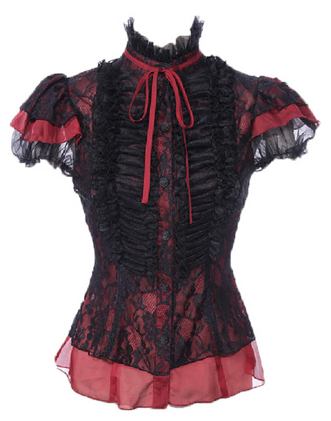 Darcy Short-Sleeve Blouse