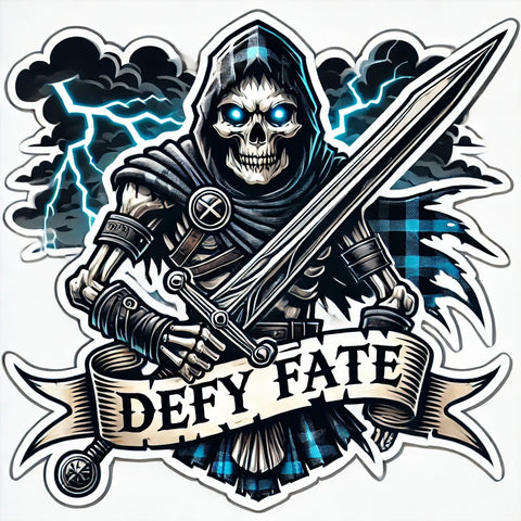 Defy Fate Sticker