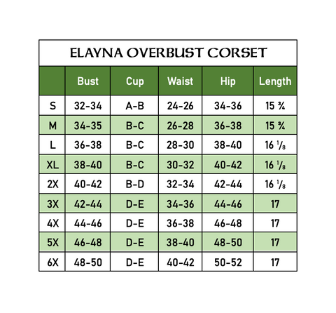 Elayna Overbust Corset