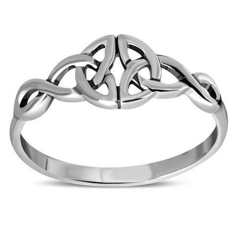 Double Knot Sterling Silver Ring