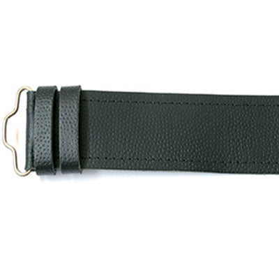 Grained Leather Kilt Belt with Velcro