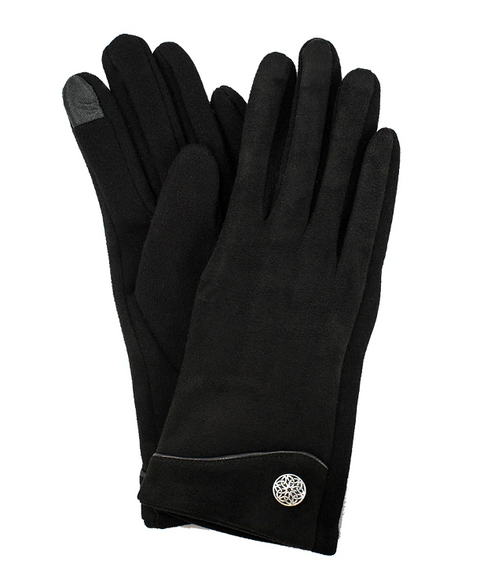 Women's Faux Suede Gloves