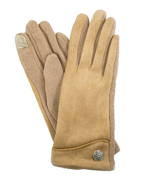 Women's Faux Suede Gloves