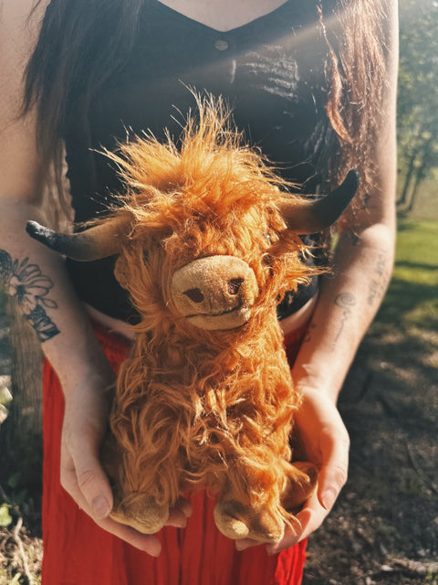 Ginger Highland Coo Plush Toy