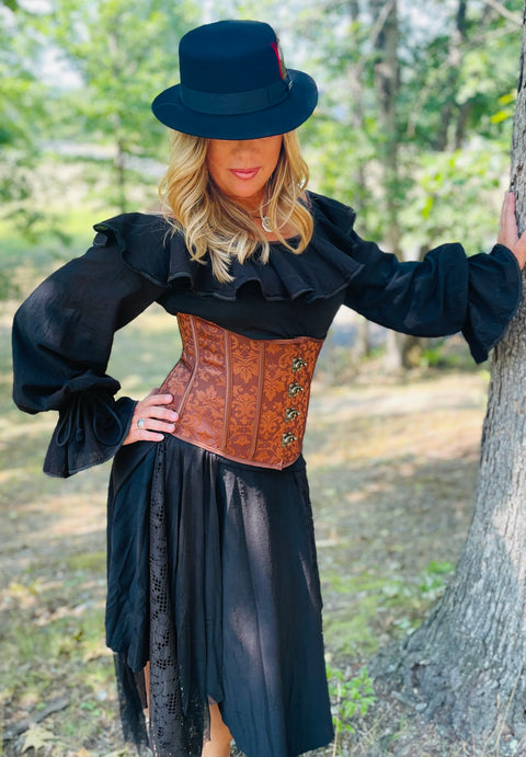 Delilah Off-Shoulder Long-Sleeve Blouse