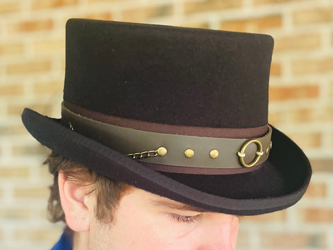 Steampunk Low Rise Top Hat