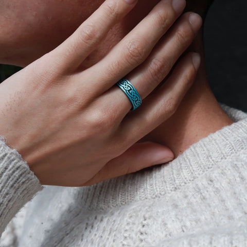 Infinity Knot Celtic Silicone Ring