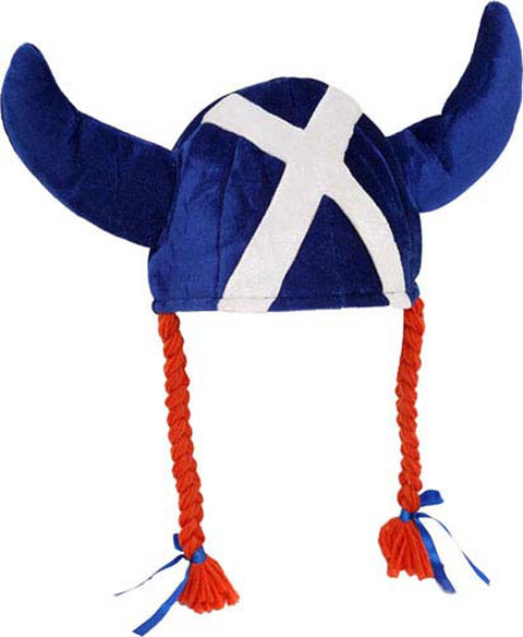 Funny Saltire Hat & Pigtails