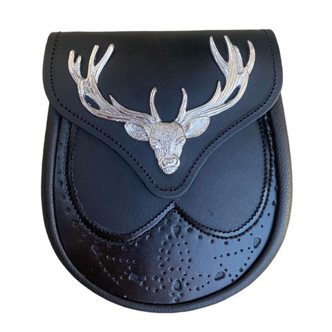 Oxford Stag Casual Leather Sporran