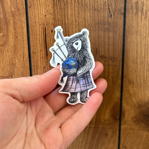 Piping Bear Sticker
