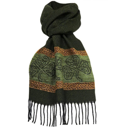 Shamrock Celtic Scarf by Calzeat of Scotland