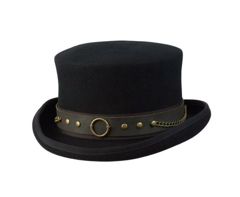 Steampunk Low Rise Top Hat