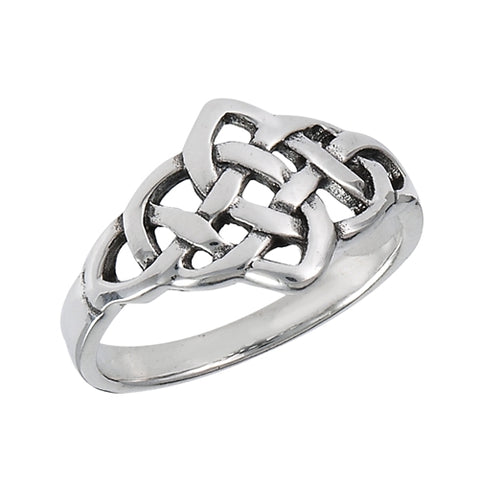 Small Endless Knot Sterling Silver Ring