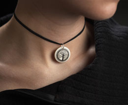 Spirals Celtic Art Necklace