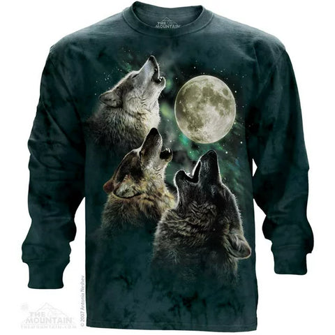 Three Wolf Moon Unisex Adult Long Sleeve Shirt