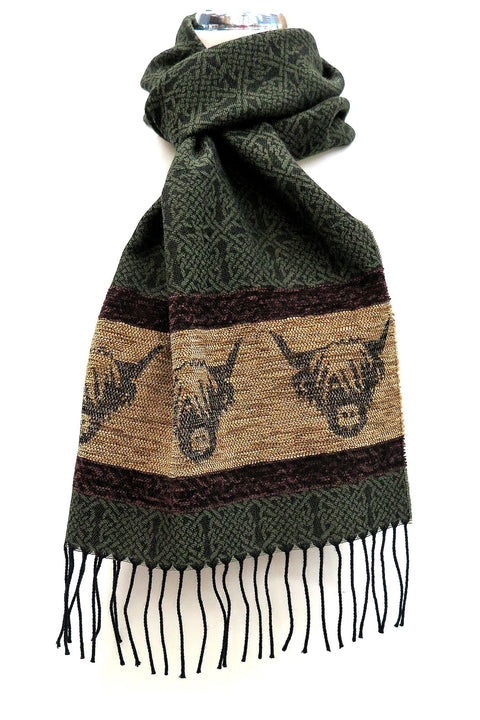 Highland Cow Scarf by Calzeat of Scotland