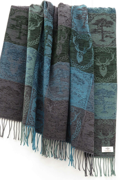Stag & Pine Shoulder Wrap Collection