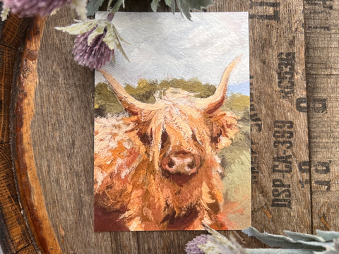 Little Coo Giclée Print