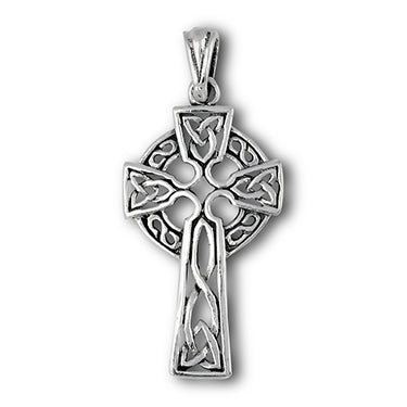 Celtic Cross Sterling Silver Pendant