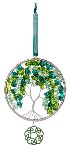 Celtic Family Tree Acrylic Crystal Ornament