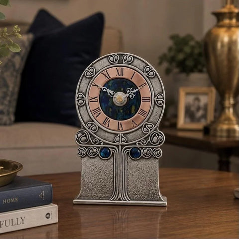 Archibald Knox Kenny Pewter Clock
