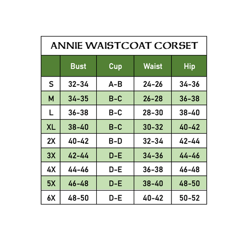 Annie Waistcoat Corset