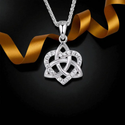Sterling Silver Celtic Love Knot Necklace