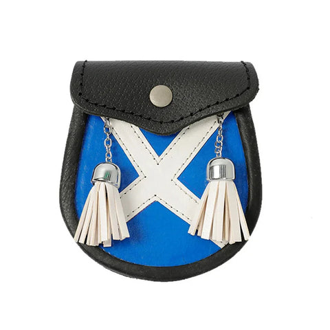 Leather Saltire Baby Sporran
