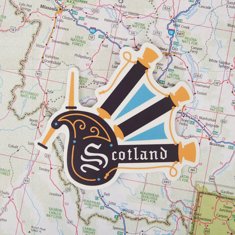Scotland Bagpipe Sticker