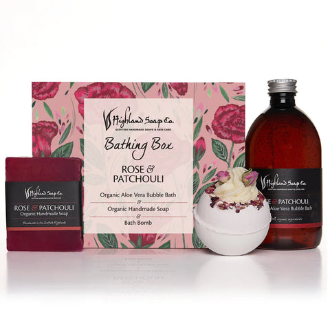 Rose & Patchouli Bathing Box Gift Set