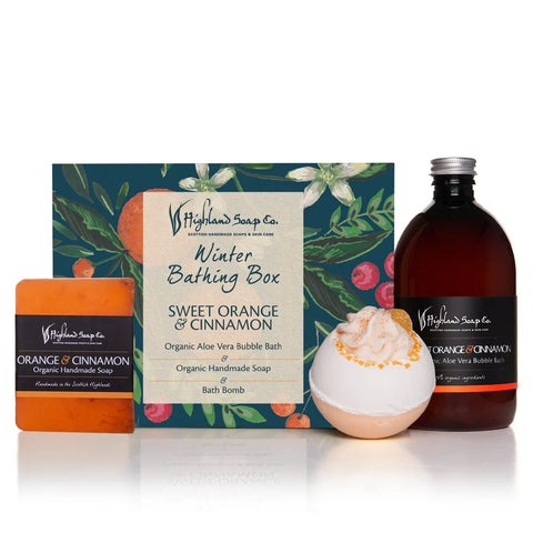 Sweet Orange & Cinnamon Bathing Box Gift Set