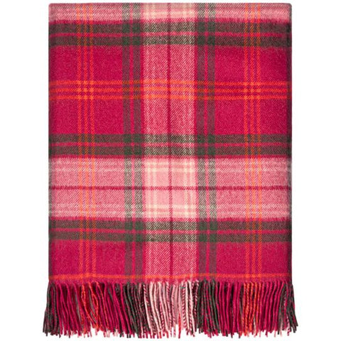 Lochcarron of Scotland Borders Lambswool Blanket