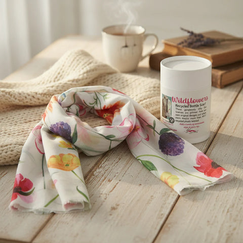 Wildflowers Recycled Bottle Scarf