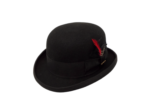 Black Bowler/Derby Hat