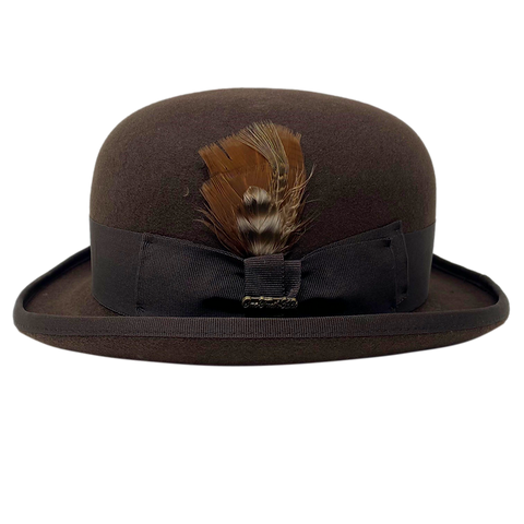 Brown Bowler/Derby Hat