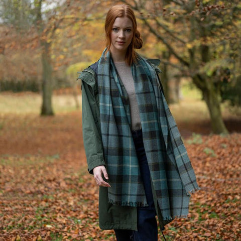 Lochcarron of Scotland Brock Luxury Fine Wool Scarf