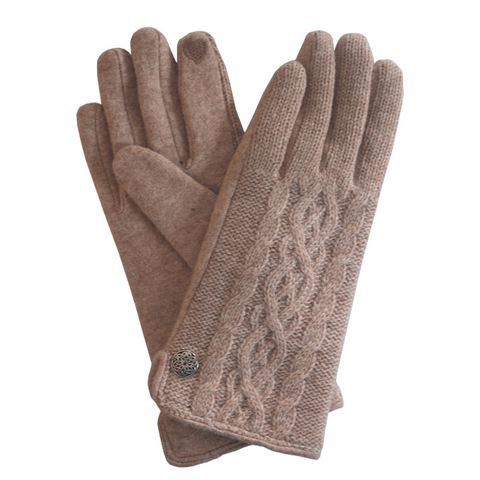 Women's Cableknit Gloves