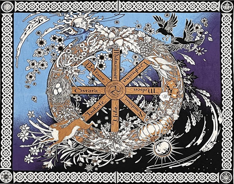 Celtic Wheel of the Year Wall Hanging