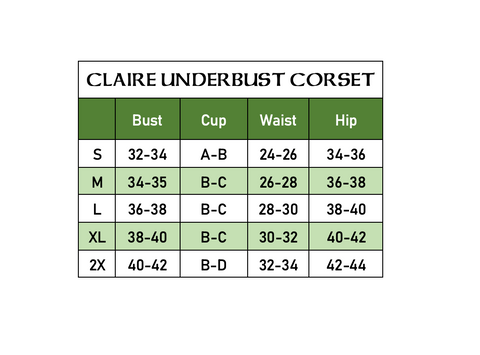 Claire Underbust Corset