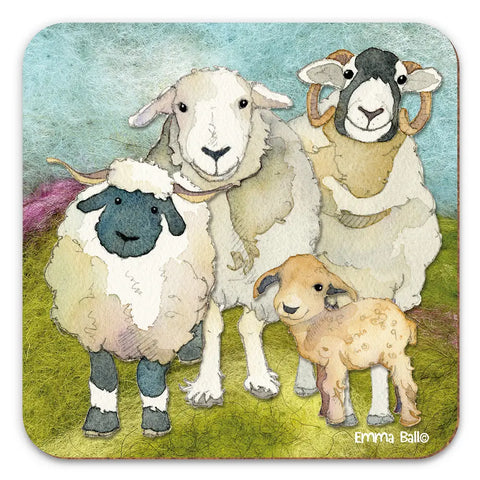 Emma Ball® Happy Sheep Coaster