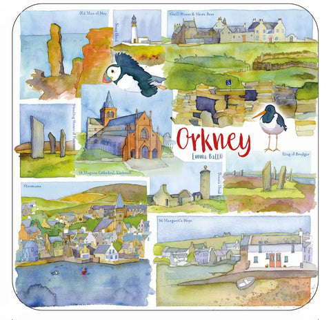 Emma Ball® Scottish Regions Coasters