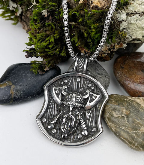 Shield of Odin Men's Stainless Steel Necklace